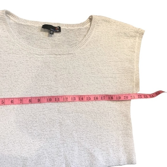 Black and White Short Sleeve Sleeve Knit Sweater - Picture 7 of 15